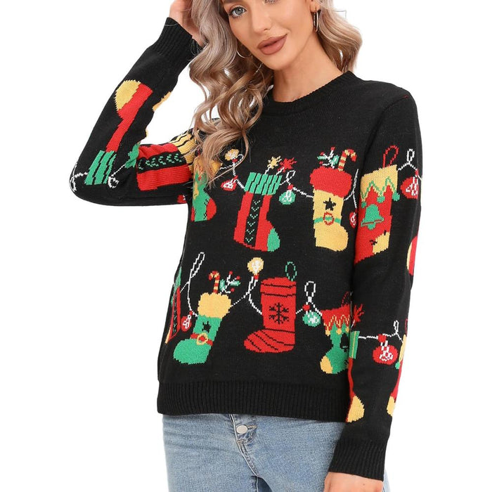 Knitted Sweater for Christmas Holiday Parties