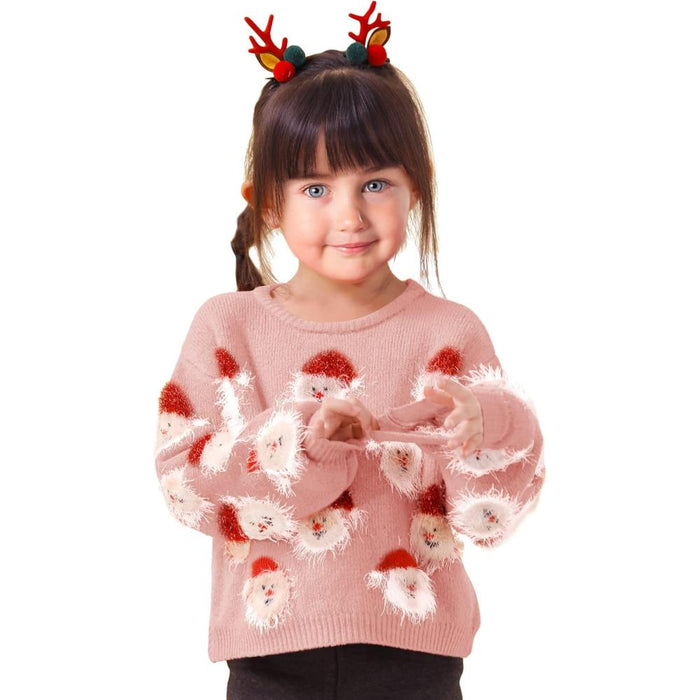 Santa Themed Festive Knit Sweater