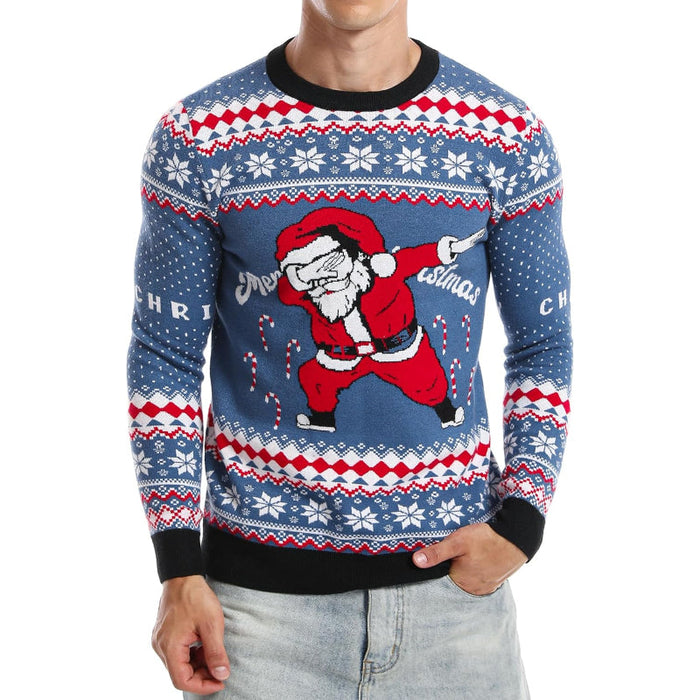 Playful and Whimsical Knitted Christmas Sweater for Festive Fun