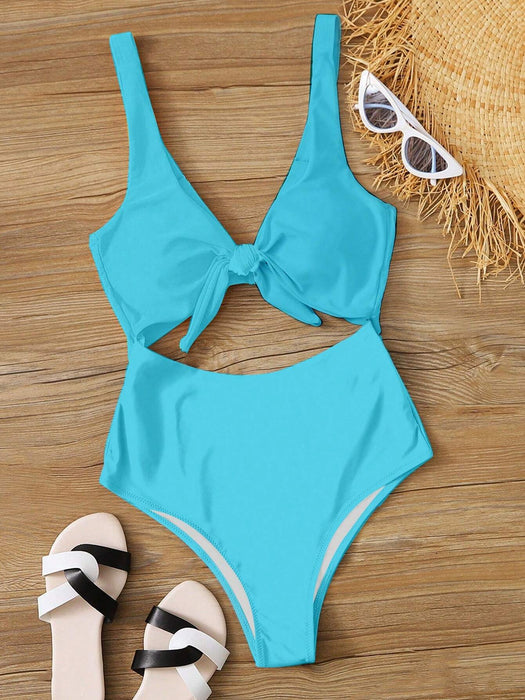 Casual One Piece Swimsuit