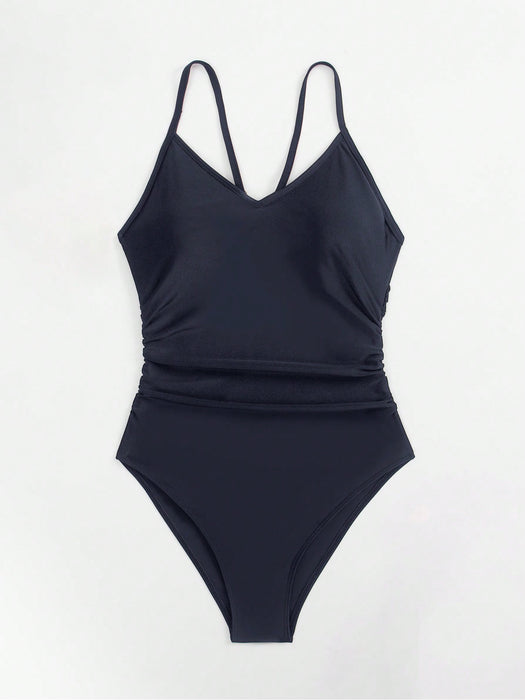 Ring Linked One Piece Swimsuit