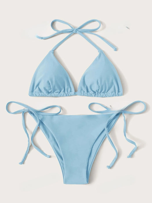 Plain Designed Bikini Set