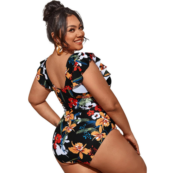 The One-Piece Floral Print Swimsuit