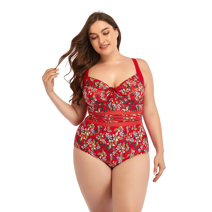 A Oversized One-Piece With Retro Print