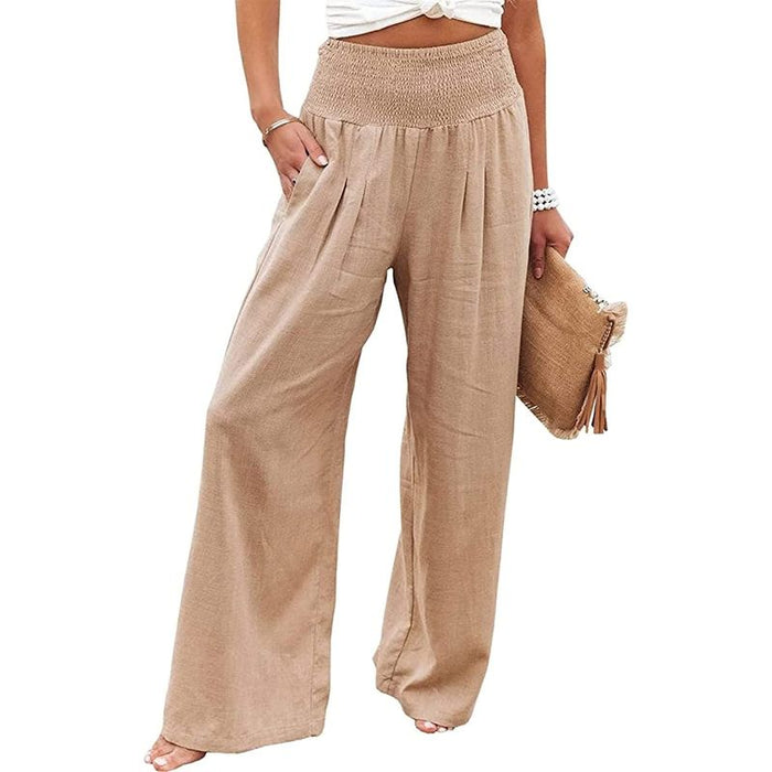 Women's Summer Loose Linen Trousers