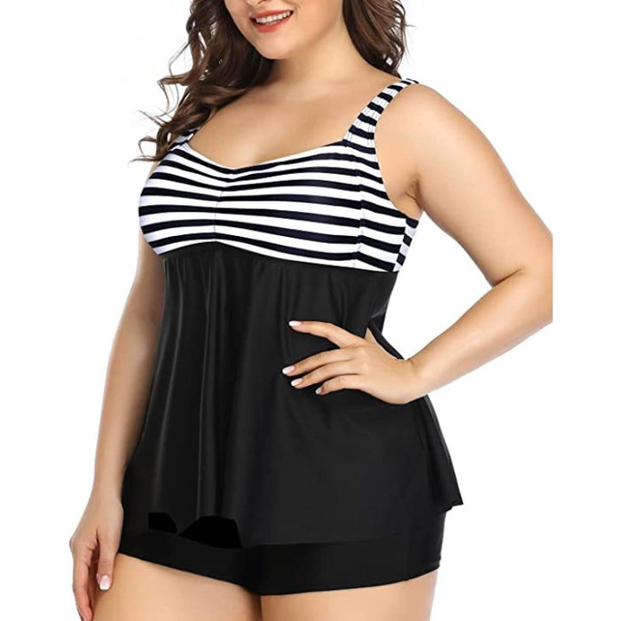 Tankini Women 2 Pieces Swimsuits With Shorts