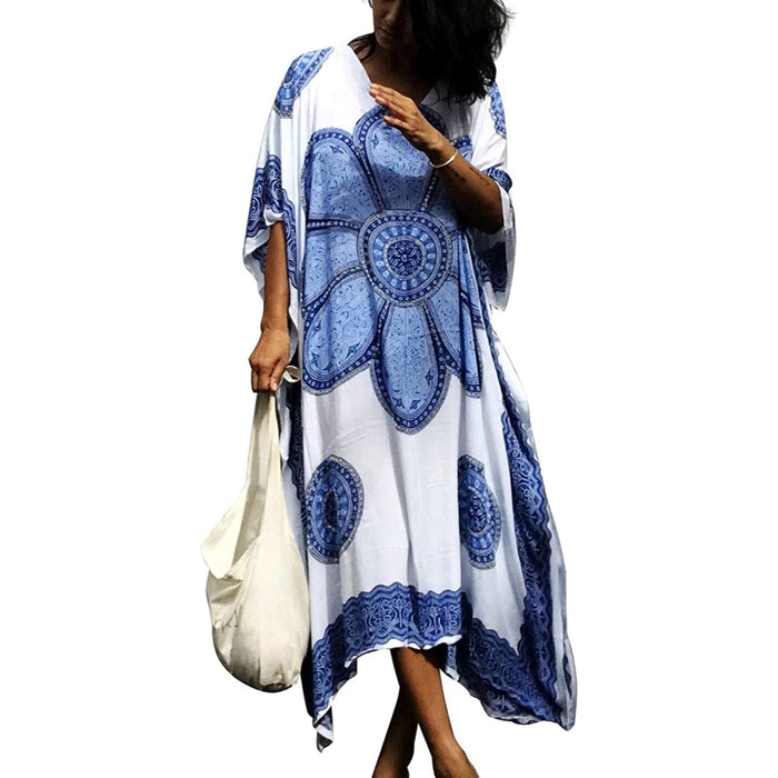 Beach Maxi Dress With Cover-Up